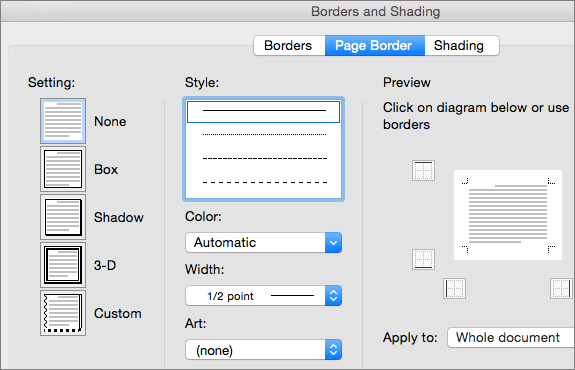 free downloadable borders for mac